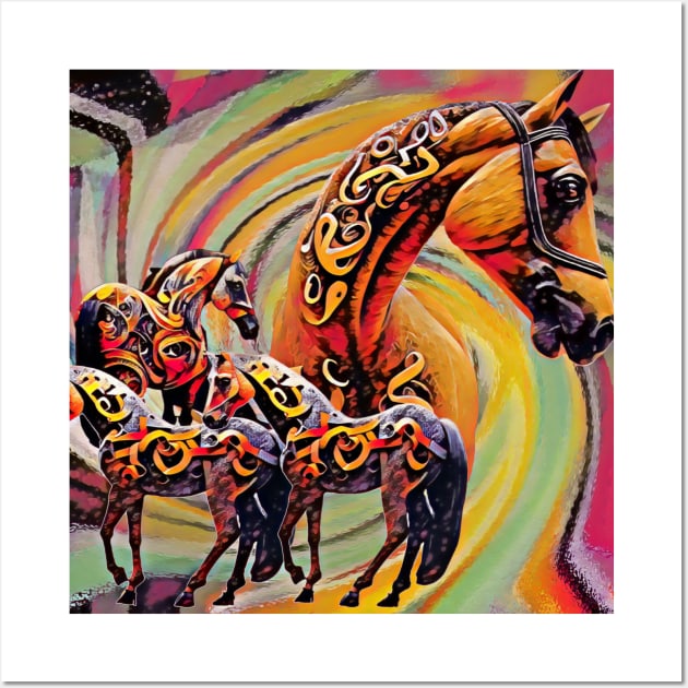 Your Lucky Horse V3 Wall Art by walil designer